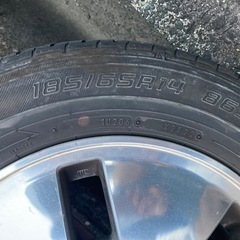 ホンダ純正アルミホイール22年タイヤ付きの画像