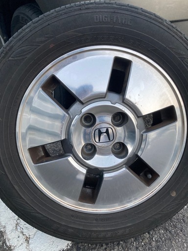 ホンダ純正アルミホイール22年タイヤ付き