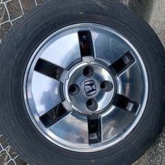 ホンダ純正アルミホイール22年タイヤ付きの画像