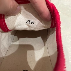 doublet スパイキー スニーカー 赤 27cmの画像