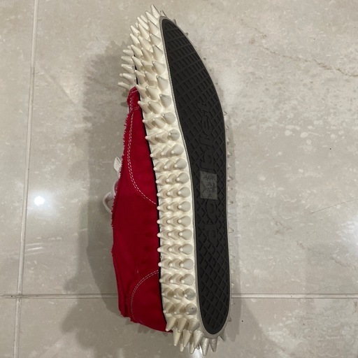 doublet スパイキー スニーカー 赤 27cm
