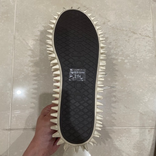 doublet スパイキー スニーカー 赤 27cm