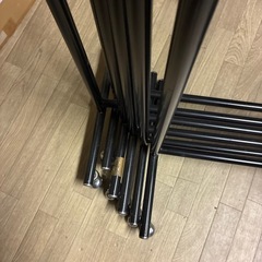 ハンガーラック　業務用　６本　黒の画像
