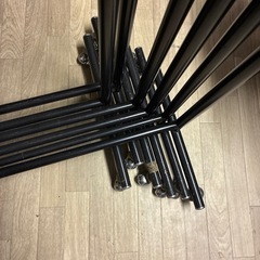 ハンガーラック　業務用　６本　黒の画像