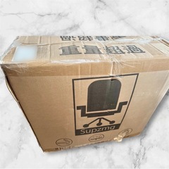 【新品未使用】オフィスチェア 椅子 テレワーク 疲れない デスクチェア パソコンチェア 白の画像