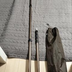 キャンプ用タープポール２本の画像