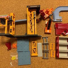トミカタウンビルドシティ パワークレーン 建設現場の画像