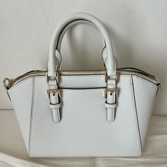マイケルコース　Michael KORS ハンドバッグ ショルダー付 ホワイトの画像