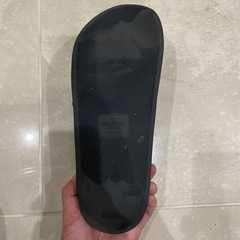 【美品】VALENTINO VLTN ロゴ サンダル 黒 27cmの画像