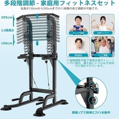 【新品未使用】懸垂 懸垂マシン ぶら下がり健康器 懸垂バー コンパクト 筋トレ 背筋 スリムの画像