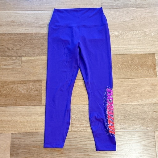 ジャザサイズ jazzercise レギンス 紫 40th M