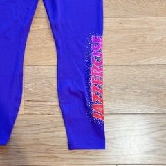 ジャザサイズ jazzercise レギンス 紫 40th Mの画像