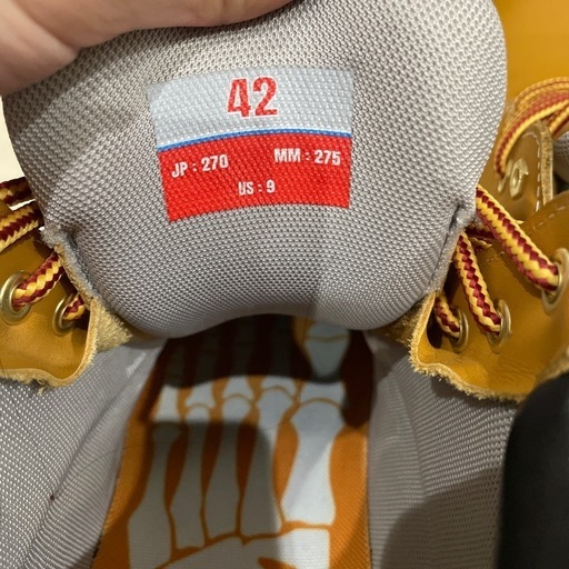 【美品】BAPE STA ブーツスニーカー 27.5cm マスタード