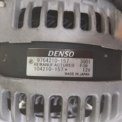 ハイエース　オルタネーター DENSO KDH201V　KDH206V　ダイナモ の画像