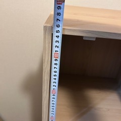 扉付き　三段ボックスの画像