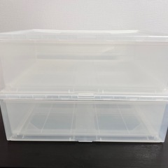 【2個セット】
ポリプロピレン 収納ケース ワイド小　の画像