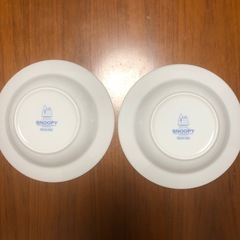 スヌーピー　スープ皿2枚　非売品(ローソン)の画像