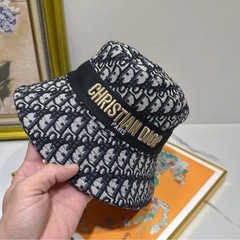 Christian Dior バケットハット オブリーク ネイビーの画像