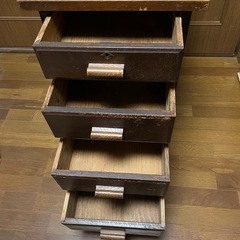 チェスト 長方形引出し  天板物置の画像