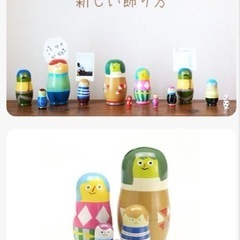 【新品】メモリョーシカ　知育玩具　木のおもちゃの画像