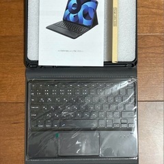 iPad Air 11❣️キーボード付きケース 2台デバイス対応 手帳型ケースの画像