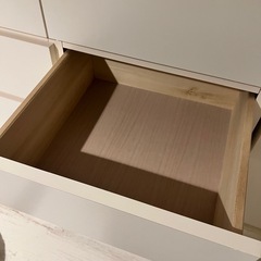 【無料】美品ホワイトチェスト タンス 洋服棚　2個の画像