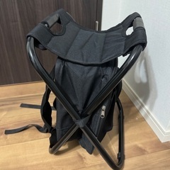 イス付きリュックの画像