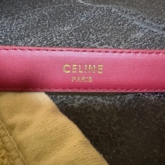 セリーヌ CELINE 赤 ベルト 105cmの画像