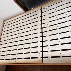 シングルベッド　マットレス付きの画像