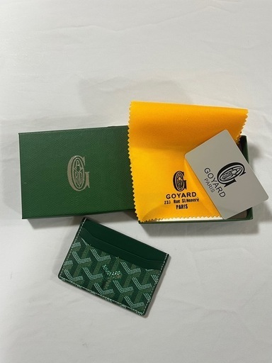 GOYARD グリーン カードケース