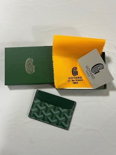 GOYARD グリーン カードケース