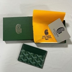 GOYARD グリーン カードケースの画像