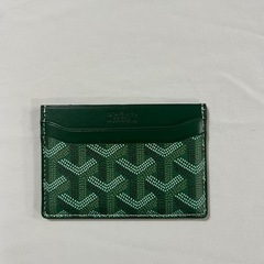GOYARD グリーン カードケースの画像