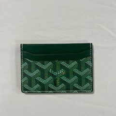 GOYARD グリーン カードケースの画像