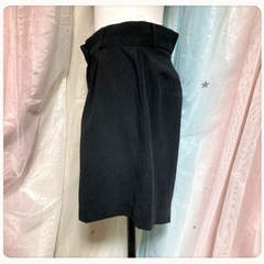 ꒰VICKY꒱ハイウエスト ショートパンツ 黒 春夏 ボトムスの画像