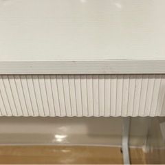 白 ホワイト デスク 幅120cmの画像