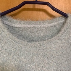 ※非対面OK※ 【２回着用】美品ブルーL半袖ニットDazyデイジーの画像