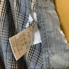 ※非対面OK※ 【数回着用】美品チェック柄BROWNY FREE SIZEブラウニーフリーサイズの画像