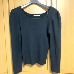 ※非対面OK※ 【美品】KHALITA長袖カットソー黒ハリータの画像