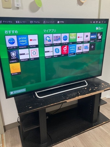 受け取り手ほぼ確定。SONY48インチのテレビとテレビ台。バラ購入OK。埼京線、戸田駅や戸田周辺 でしたら車でご自宅まで運びます。