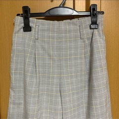 ※非対面OK※【美品】GUウエストベルトワイドパンツ221 321047 ジーユーの画像