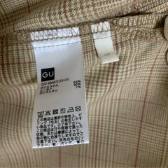 ※非対面OK※【美品】GU チェックナロースカートS ジーユーの画像