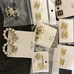 CHANEL シャネル ブレスレット ネックレス ピアス セットの画像