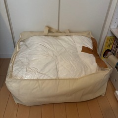 シングル　掛け布団　カバー付きの画像