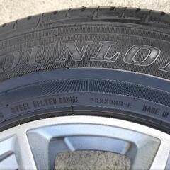 ◯145/80R13◯ノーマルタイヤアルミホイール4本セット◯2023年製◯深溝◯ダンロップ◯軽自動車◯の画像