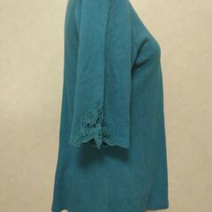 カットソー　ブルー　レディースの画像