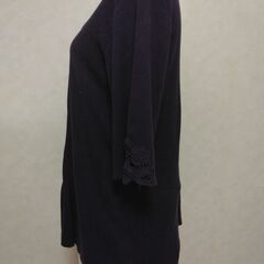 カットソー　パープル　レディースの画像