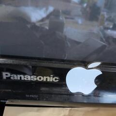 42インチテレビとBSアンテナの画像