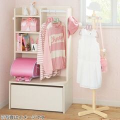 キッズ ポールハンガー  チェリッシュ ニトリ 組立済みの画像