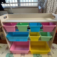 値下げOK 子供用服収納箱　おもちゃ箱　洋服入れの画像